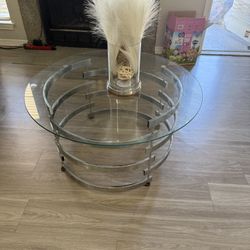 2 Piece Spiral Coffee Table
