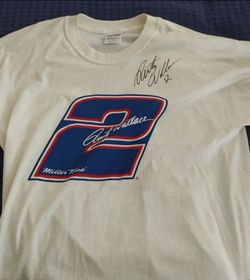 Rusty Wallace #2 Signed NASCAR T-Shirt