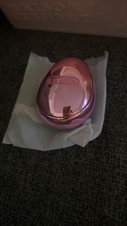TYMO Pink Chrome Hair Straightener Brush