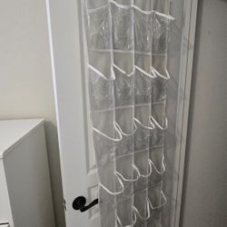 Shoe Organizer, Over The Door; 24 Pockets