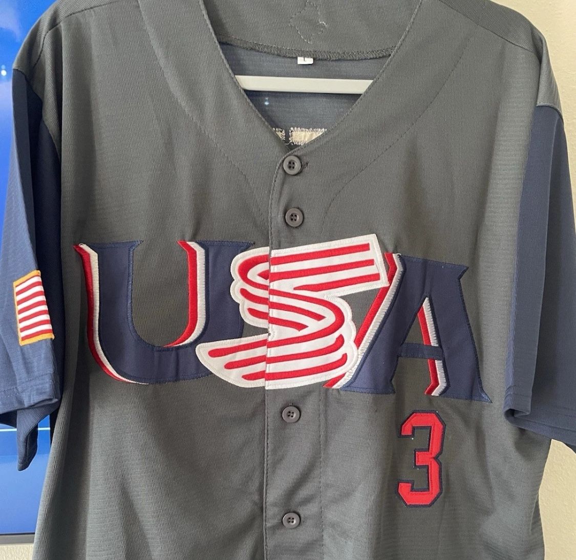 Team USA World Baseball Jersey Mookie Betts Dodgers FREE SHIPPING