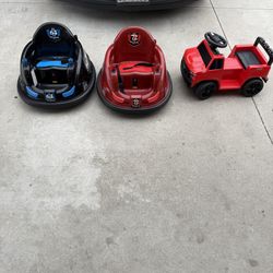 Power car and bumper car All Three Chargers