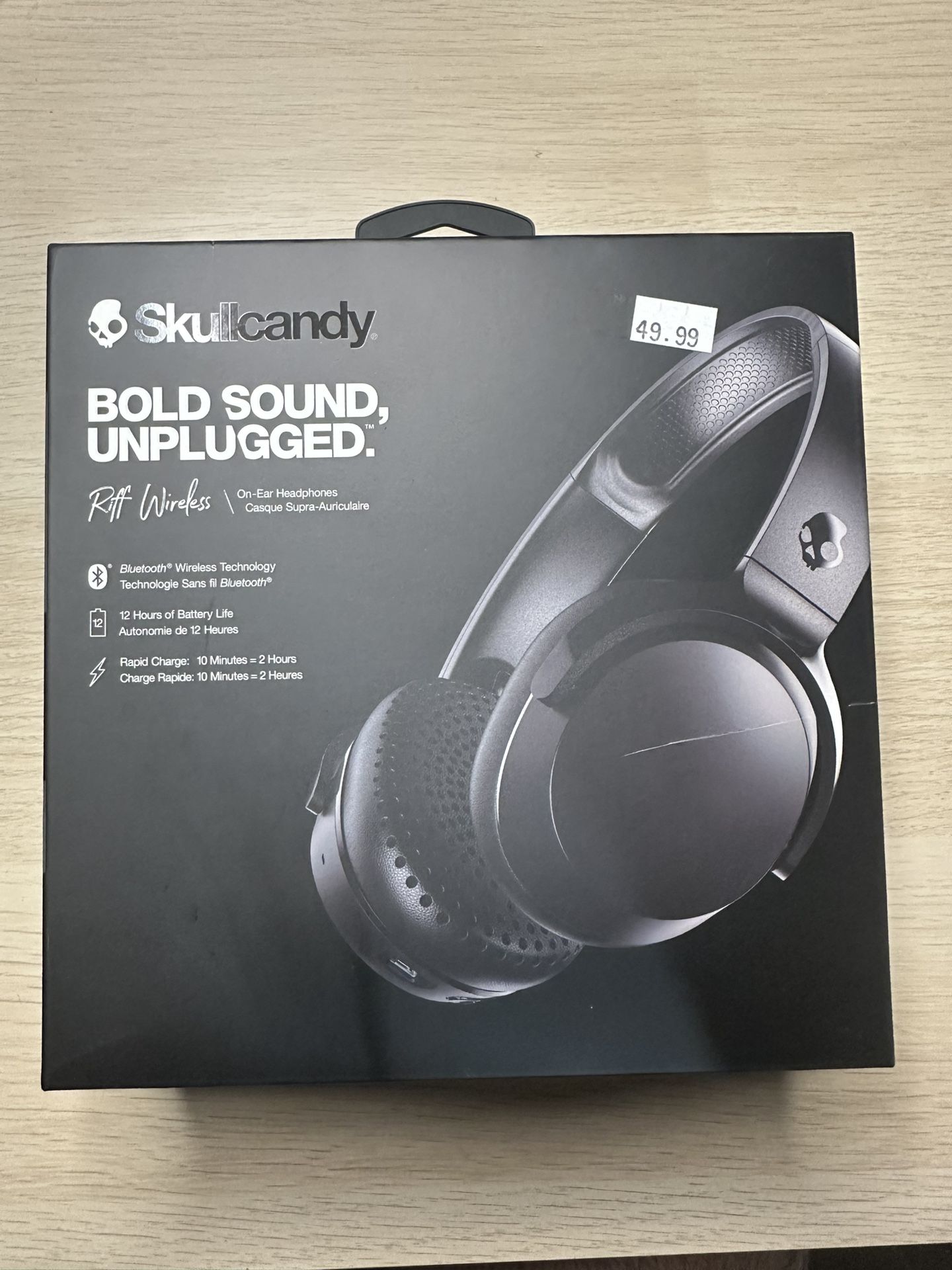 Skullcandy Riff Wireless On-Ear Bluetooth Headphones – NEW / Sealed