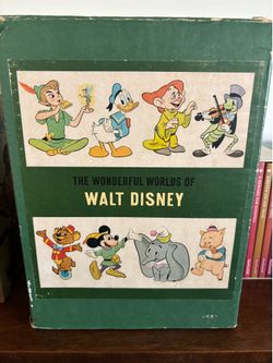 Vintage Disney Wonderful Worlds Book Set