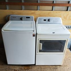 Samsung Washer-Maytag Dryer Electric Set