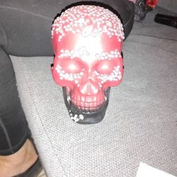 Maroon Studed Skull 