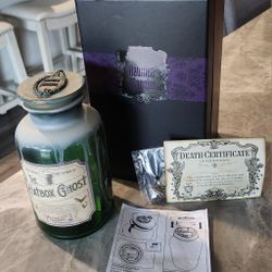 Disney Parks Haunted Mansion Hatbox Ghost Host a Jar 50th anniversary