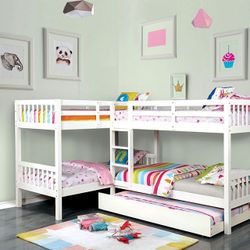 Quadruple Twin Bunk Beds @Elegant Furniture