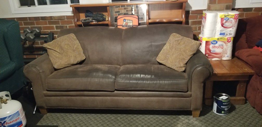 FREE! Broyhill Brown Couch 