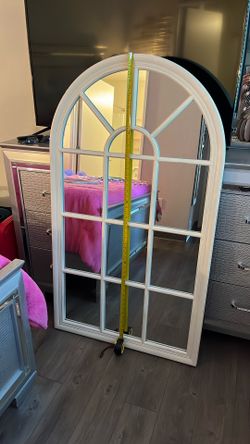 White Window Wall Decor Almost 5 Feet Tall 