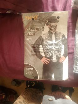 Halloween Skeleton Vest