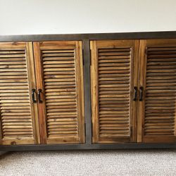 Credenza with Shutter Doors
