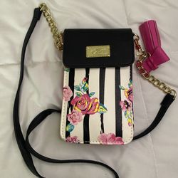 Betsy Johnson Floral Purse