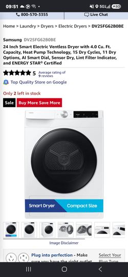 Samsung dryer