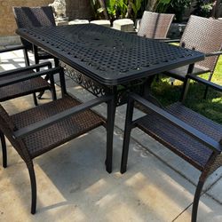 7 pcs brand new patio table set in box