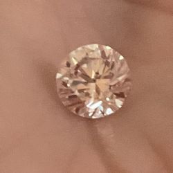 Almost 5 Carat Round Lab Diamond Stone E Color VVS Clarity.  Great For A Ring Or Earring Stud.  Brand New IGI Paper Work