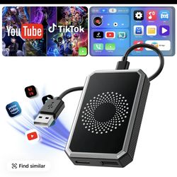 🔥Brand new🔥 Wired-to-Wireless CarPlay Adapter — Designed for Vehicles with Factory-Wired CarPlay Supports In-Car Playback of Netflix, YouTube, TikTo