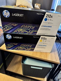 Hp Laser jet Toner (cyan And Yellow) 212A For M554, M555, MFP M578