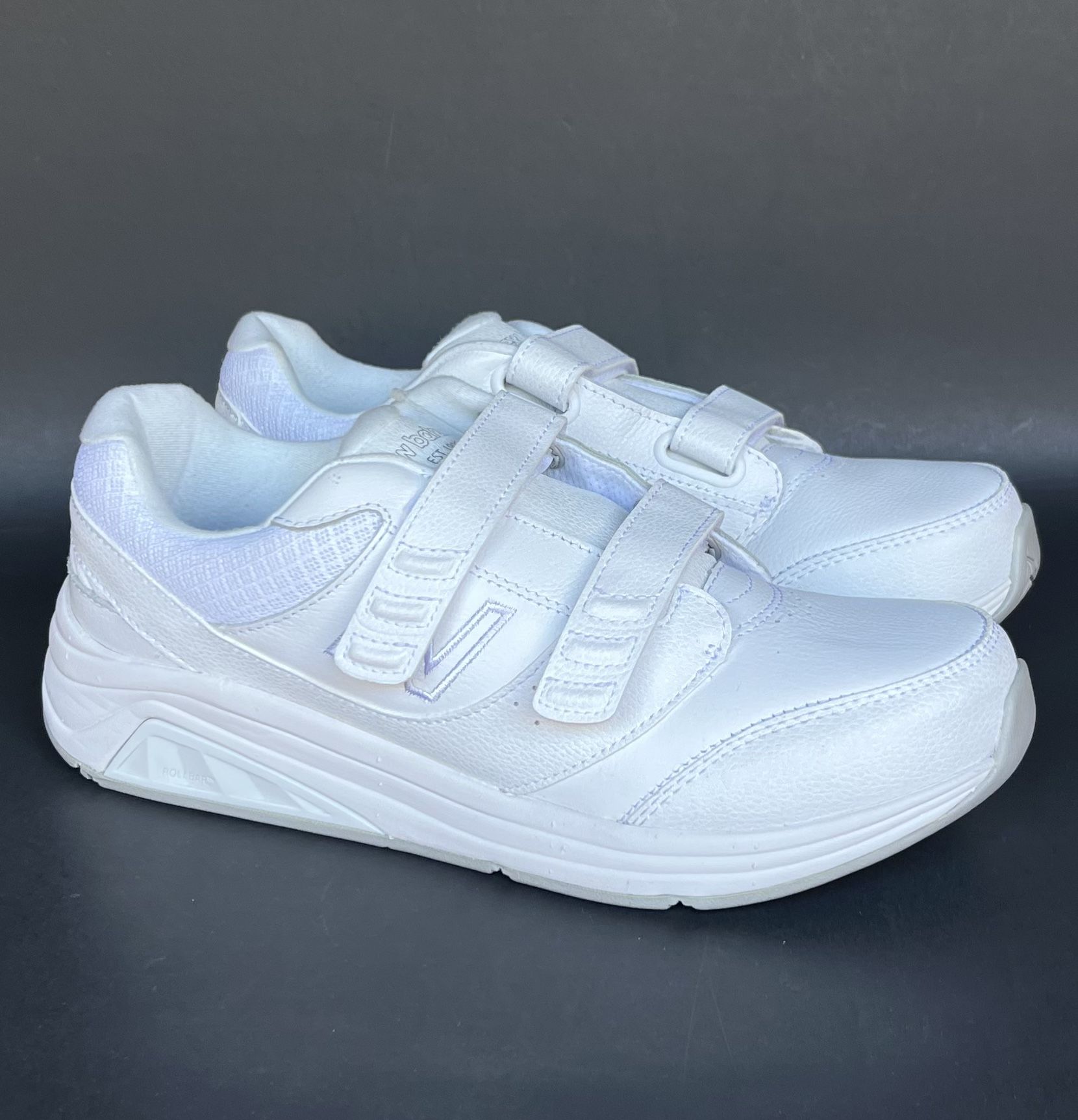 New Balance Women's Hook and Loop White Leather 928v3 US Size NWB