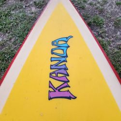 Vintage 1980s 6 Ft 2 Surfboard