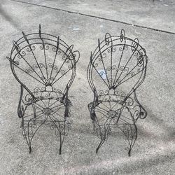 Fall Decor Mini Chairs 