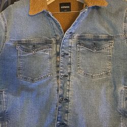 Sherpa Lined Jean Jacket