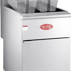 AvantiCO Commercial Deep Fryer - Double Basket