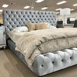 New Queen Bed Frame With Mattress