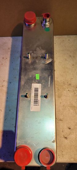 SWEP V80Hx50/1P-SC-S Brazed Plate Heat Exchanger 2x 1 1/4" (contact info removed)1 0161406.0 Made in Sweden 2014