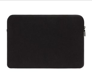 Black neoprene protective laptop sleeve