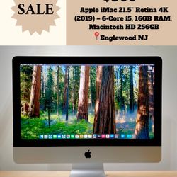 Apple iMac 21.5” 2019 Retina 4K MINT CONDITION 