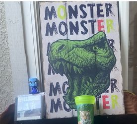 Dinosaur Wooden Sign set