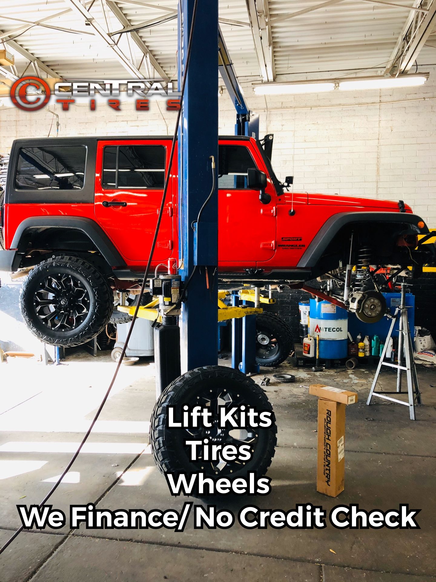 Jeep lift kits staring at $599 installed.... easy payment options available