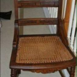 Antique Side Desk Chair