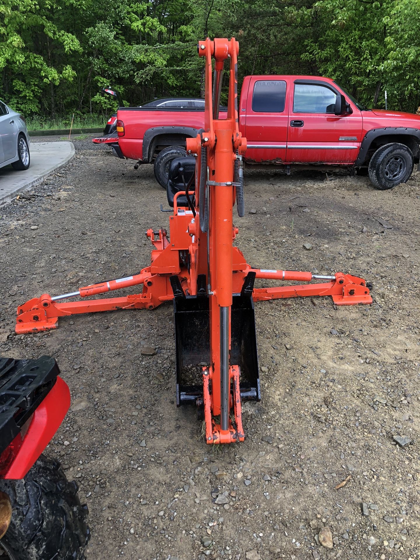 GENUINE KUBOTA BH90 BACKHOE ATTACHMENT ONLY 3500 READ WHOLE AD for