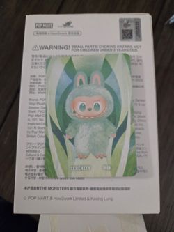 POP MART Labubu big into energy Series Plush Pendant serenity green
