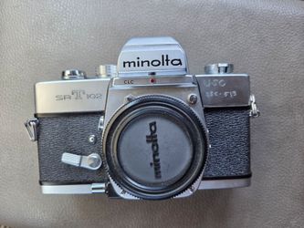 Minolta SRT 102 film photography camera
