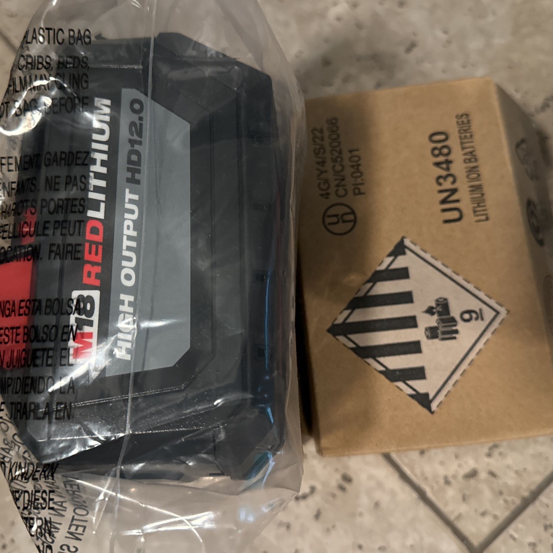 Milwaukee High Output Red Lithium M 18 Output 12.0