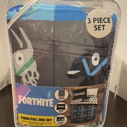 Fortnite Twin Full Bed set Comforter brand new 