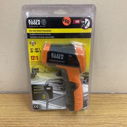 KLEIN TOOLS IR5 DUEL-LASER INFRARED THERMOMETER.