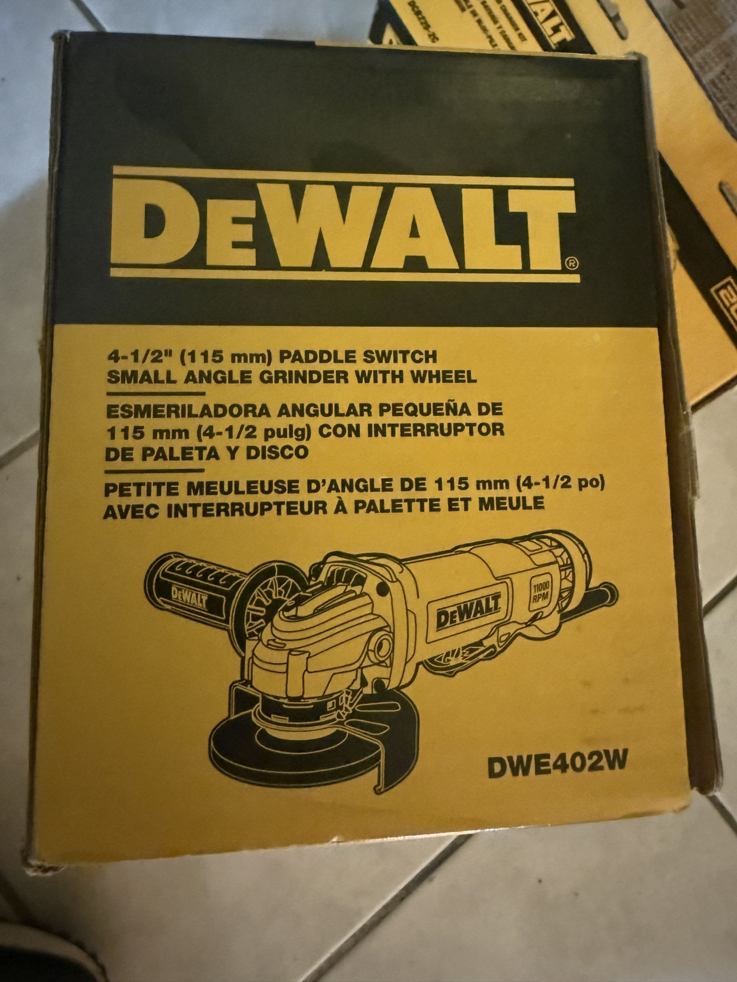 Dewalt 4" Grinder