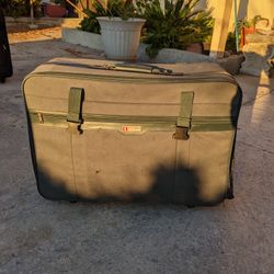 Vintage Suitcase Luggage With Wheels