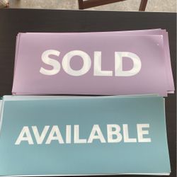 Sold And Available Stickers For Houses For Sale