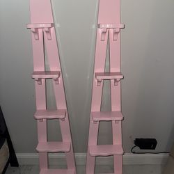 Pink Wall Shelving