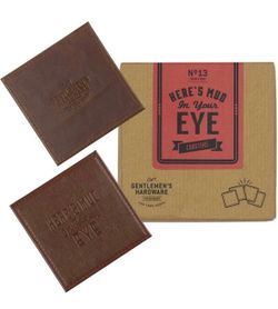 Gentleman’s Hardware Leather Coasters