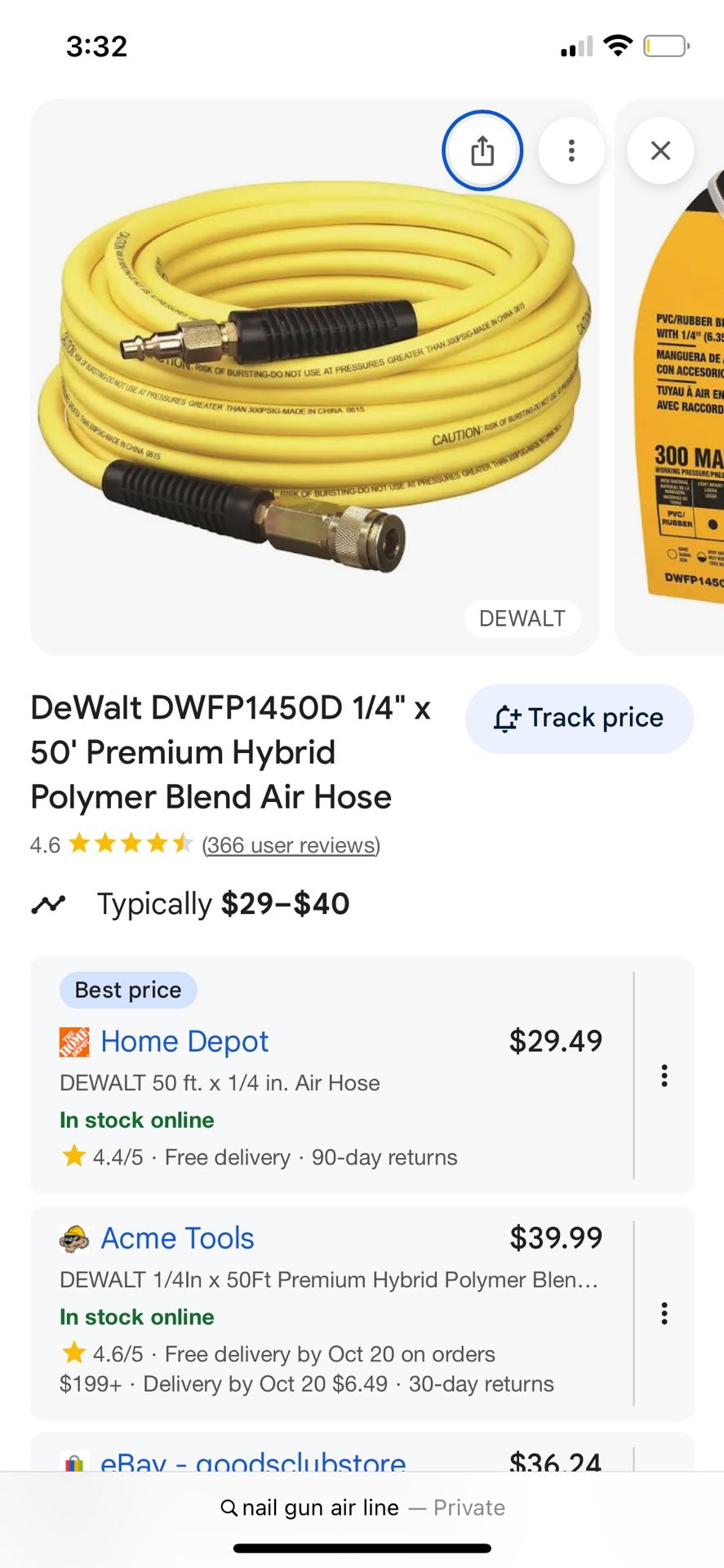 De Walt Airline 50’