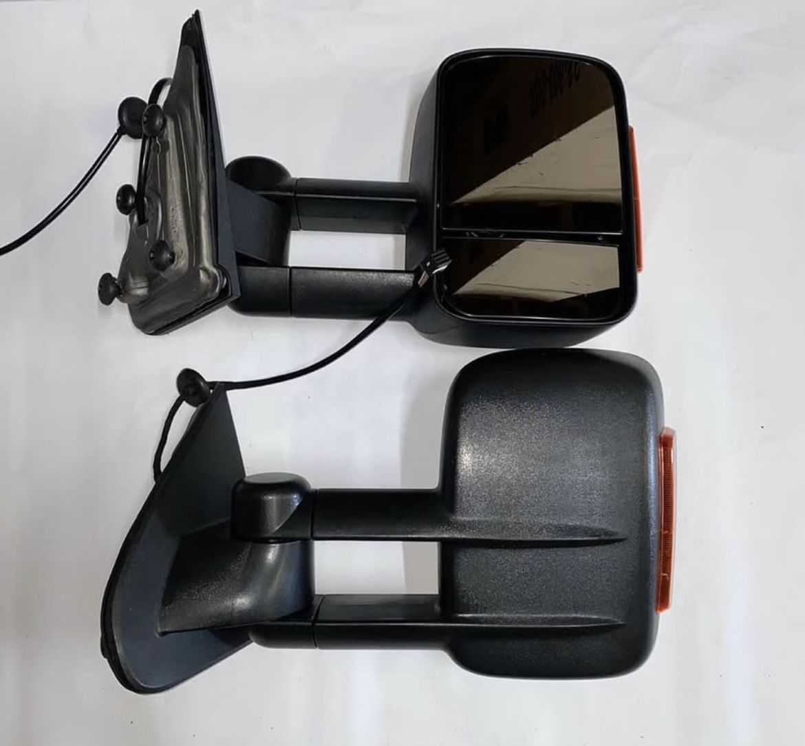 2014 To 2020 Chevrolet Silverado GMC Sierra Powered Towing Mirrors Heating LED Turn Signal Retrovisores Models 1500 To 3500HD