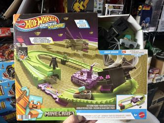 Minecraft Hot Wheels RacerVerse Minecraft Track Ender Dragon's Last Lap