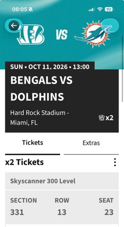 Dolphins Bengals Sec 331 R 13