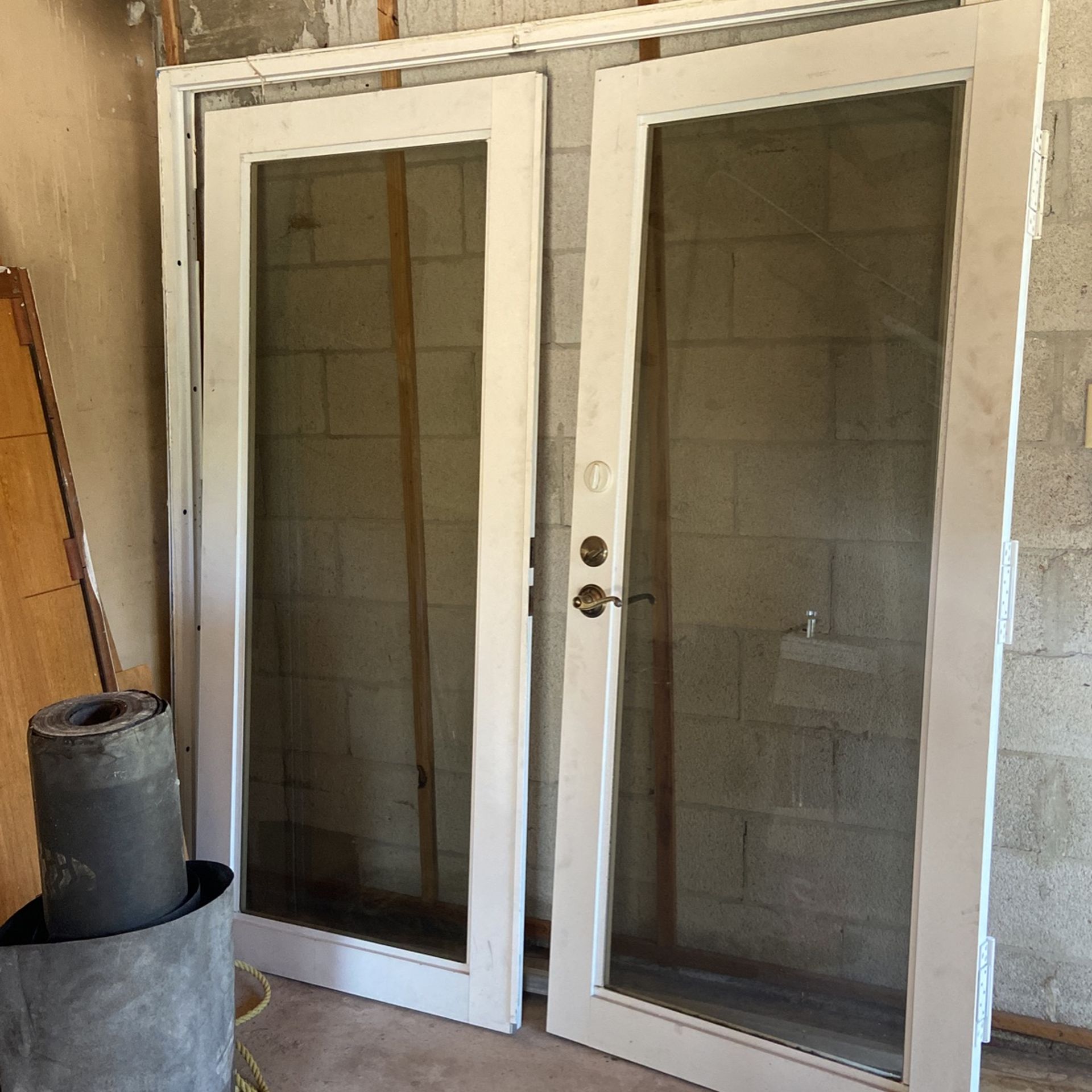 Hurricane French Door With Frame 72w80h for Sale in Lake Worth, FL